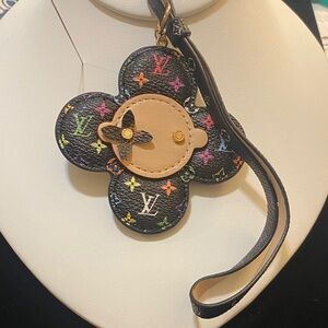 Louis Vuitton Black Multicolor Viv Bag Charm